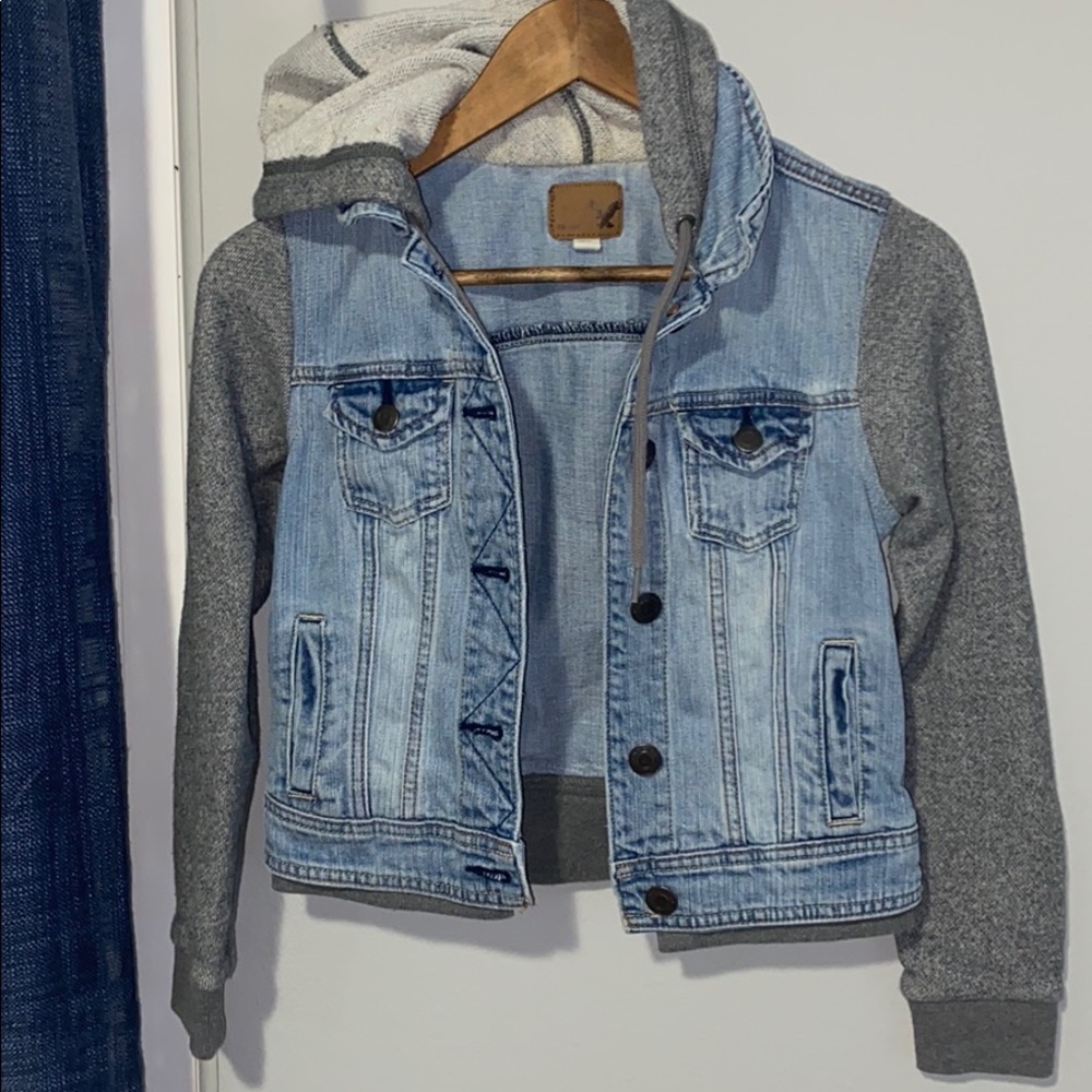 American Eagle Jean Vest/Jacket- Size XSmall